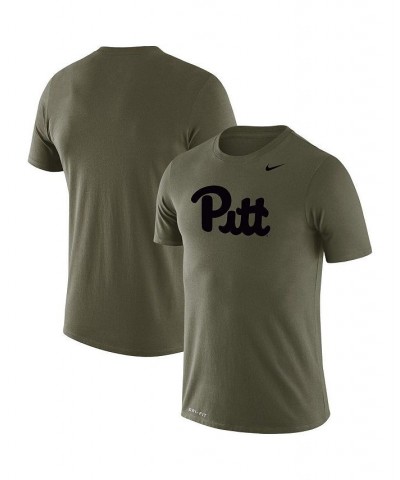 Men's Olive Pitt Panthers Tonal Logo Legend Performance T-shirt $24.50 T-Shirts