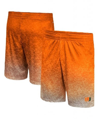 Men's Orange Miami Hurricanes Walter Shorts $25.49 Shorts