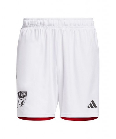 Men's White FC Dallas 2023 Away AEROREADY Authentic Shorts $37.79 Shorts