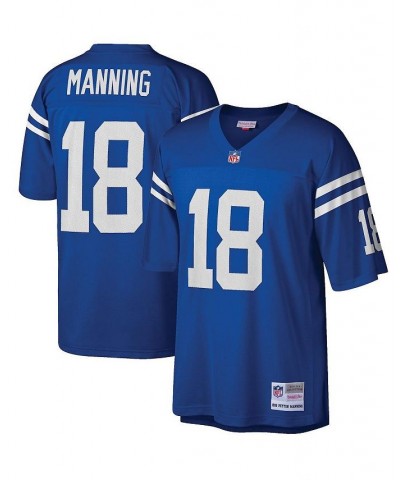 Men's Peyton Manning Royal Indianapolis Colts Big and Tall 1998 Retired Player Replica Jersey $64.60 Jersey