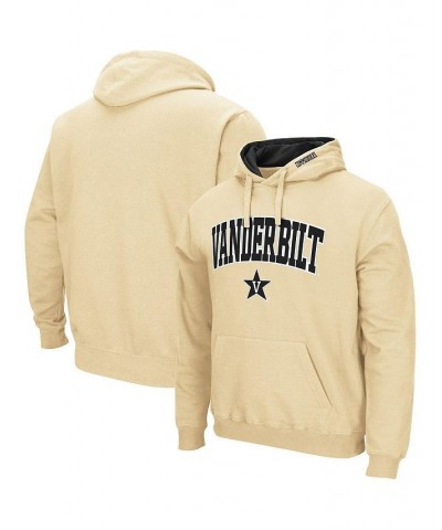 Men's Gold Vanderbilt Commodores Arch and Logo Pullover Hoodie $28.59 Sweatshirt