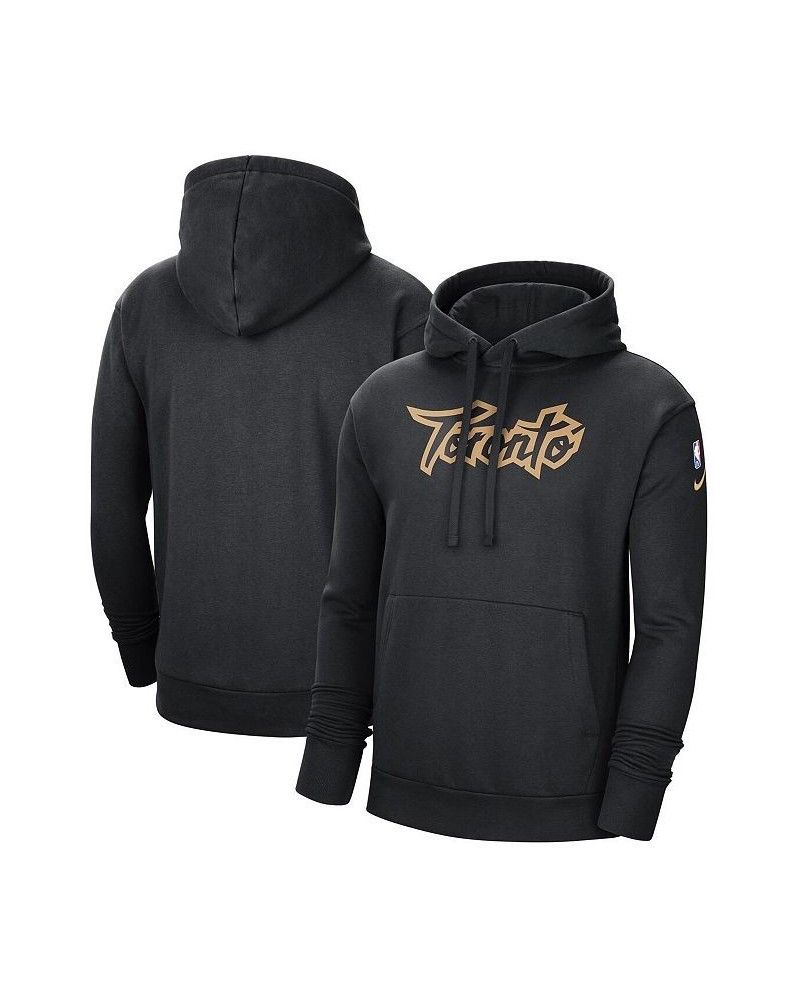 Men's Black Toronto Raptors 2021/22 City Edition Essential Logo Pullover Hoodie $25.42 Sweatshirt