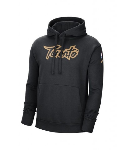 Men's Black Toronto Raptors 2021/22 City Edition Essential Logo Pullover Hoodie $25.42 Sweatshirt