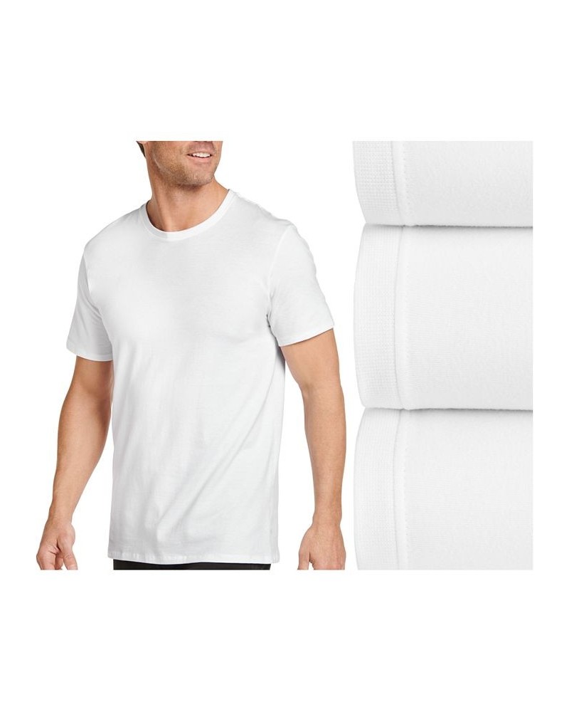 Men's 3-Pk. Stretch Crewneck T-Shirts White $14.29 Undershirt