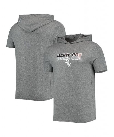 Men's Heathered Gray Chicago White Sox Hoodie T-shirt $24.50 T-Shirts