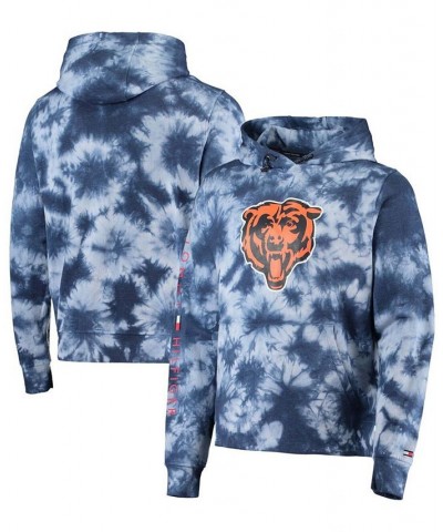 Men's Navy Chicago Bears Stanley Tie-Dye Pullover Hoodie $52.80 Sweatshirt