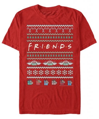Men's Friends Logo Short Sleeve T-shirt Red $19.94 T-Shirts