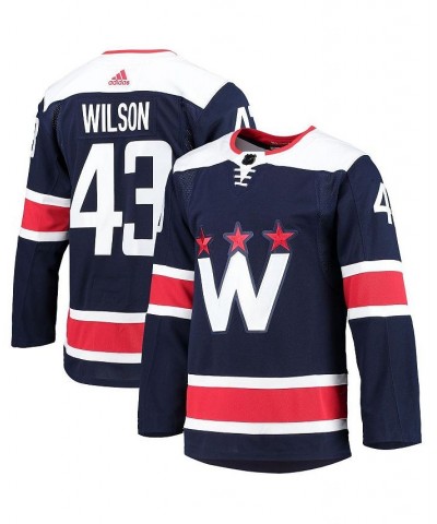 Men's Tom Wilson Navy Washington Capitals 2020/21 Alternate Primegreen Authentic Pro Player Jersey $105.60 Jersey