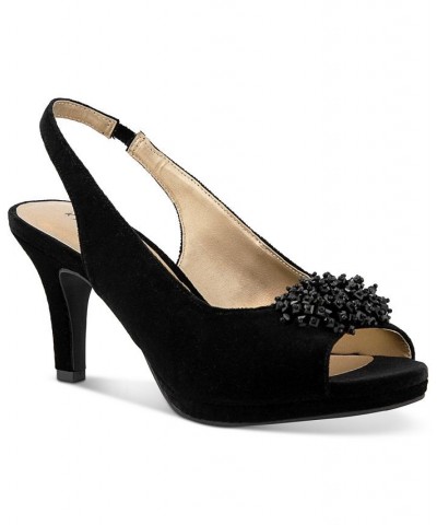 Breena Slingback Peep-Toe Pumps PD04 $35.78 Shoes