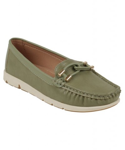 Women's Margie Flats Green $38.49 Shoes
