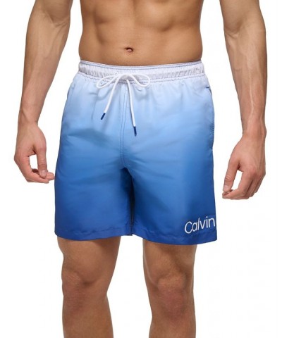 Men's OmbrÉ Sky Gradient 7" Swim Trunks Blue $22.75 Swimsuits