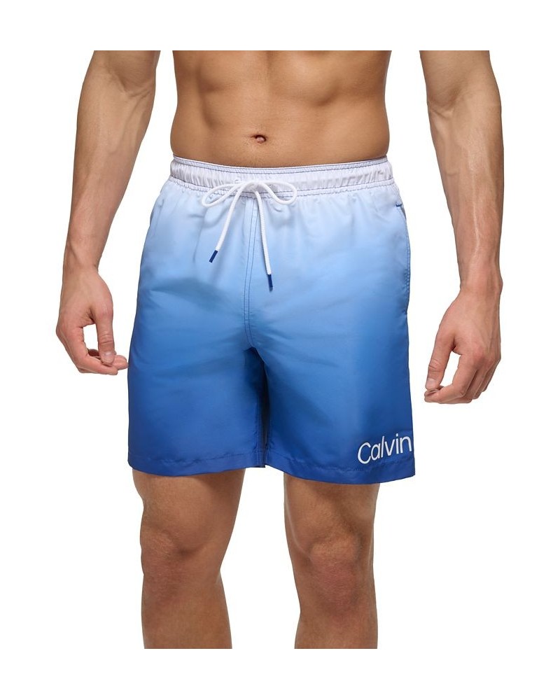 Men's OmbrÉ Sky Gradient 7" Swim Trunks Blue $22.75 Swimsuits