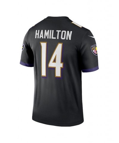 Men's Kyle Hamilton Black Baltimore Ravens Legend Jersey $34.10 Jersey