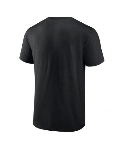 Men's Branded Black, White Las Vegas Raiders Long and Short Sleeve Two-Pack T-shirt $25.37 T-Shirts