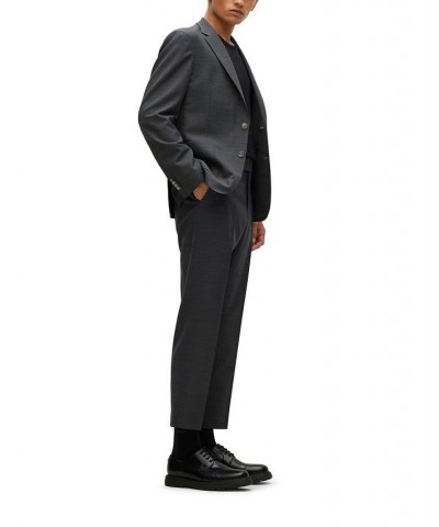 BOSS Men's Slim-Fit 2-Piece Suit Gray $146.10 Suits