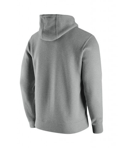 Men's Heathered Gray Arkansas Razorbacks Vintage-Like School Logo Pullover Hoodie $35.70 Sweatshirt