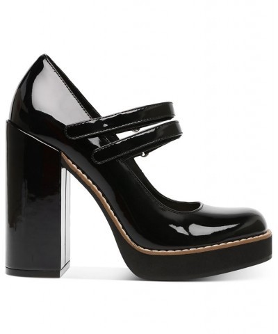 Women's Twice Mary Jane Platform Pumps Black $38.45 Shoes