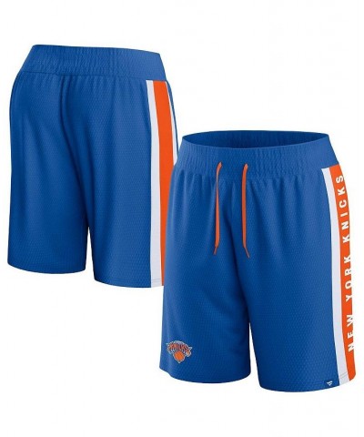 Men's Branded Blue New York Knicks Referee Iconic Mesh Shorts $24.00 Shorts