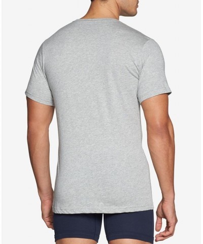 Men's 3-Pk. Classic Cotton V-Neck T-Shirts Multi $20.99 Undershirt