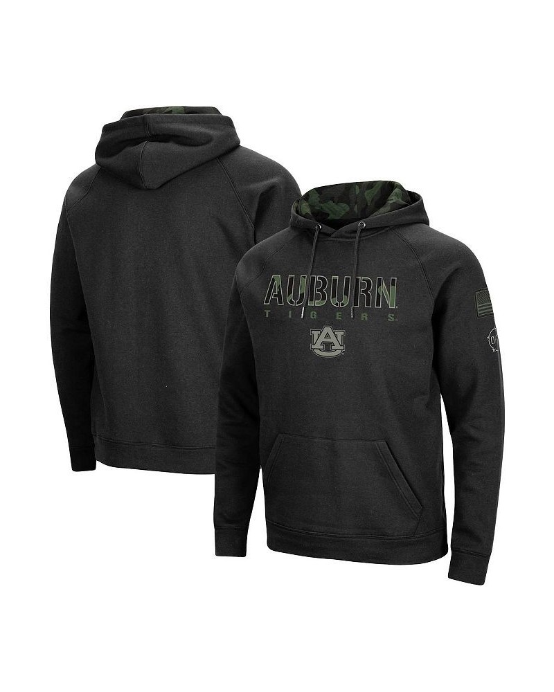 Men's Black Auburn Tigers OHT Military-Inspired Appreciation Camo Pullover Hoodie $34.50 Sweatshirt