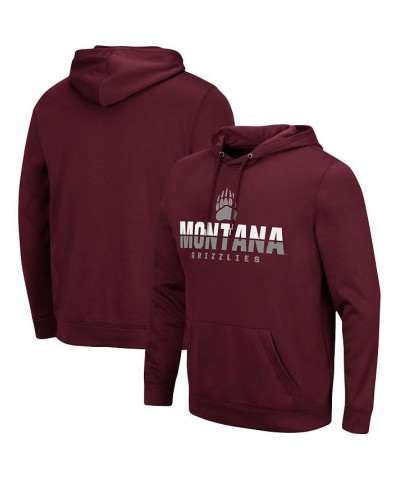 Men's Maroon Montana Grizzlies Lantern Pullover Hoodie $28.60 Sweatshirt