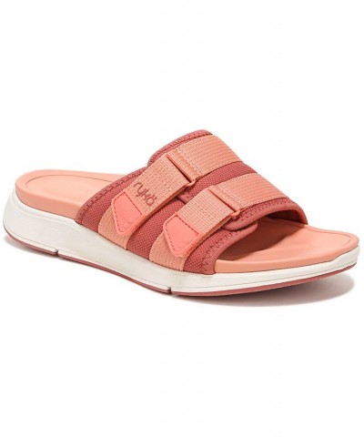 Women's Tribute Slide Sandals Red $43.20 Shoes