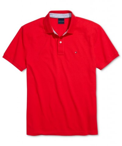 Men's Custom-Fit Ivy Polo Shirt with Magnetic Closure Red $32.99 Polo Shirts