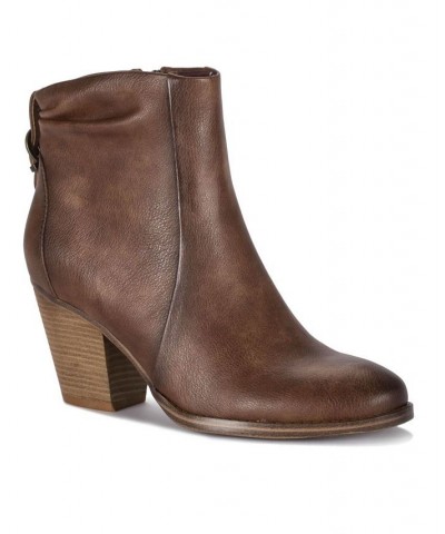 Charee Women's Bootie Brown $52.32 Shoes