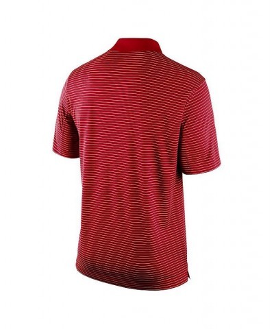 Men's Scarlet Ohio State Buckeyes Stadium Stripe Performance Team Polo Shirt $33.75 Polo Shirts