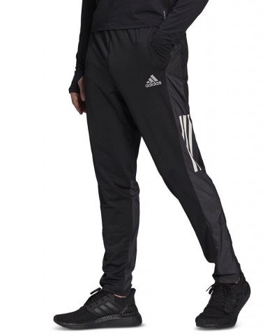 Men's Own The Run Astro Regular-Fit Stretch Reflective Training Pants Black $34.50 Pants