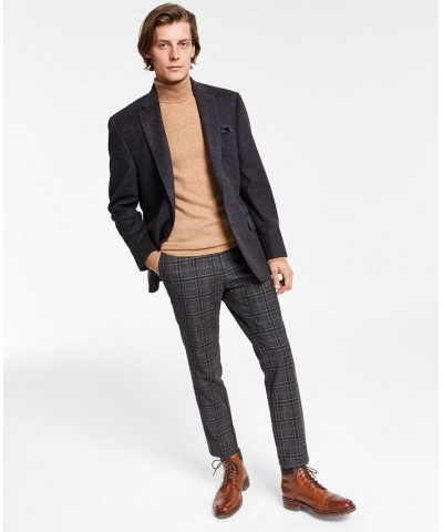 Men's Wool/Cashmere-Blend Classic-Fit Sport Coat Gray $85.50 Blazers
