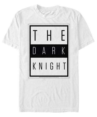 DC Men's Batman The Dark Knight Text Poster Short Sleeve T-Shirt $17.15 T-Shirts