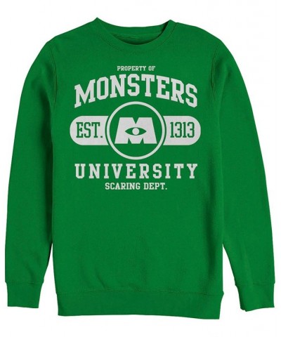 Disney Pixar Men's Monsters University Est. 2013 Logo, Crewneck Fleece Green $31.89 Sweatshirt