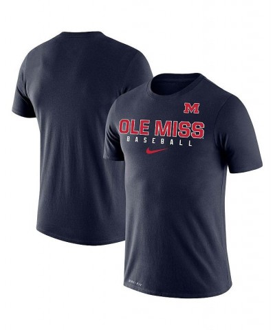 Men's Navy Ole Miss Rebels Baseball Legend Performance T-shirt $21.00 T-Shirts