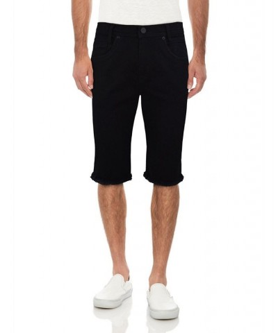 Men's Frayed Denim Short Black $34.22 Shorts