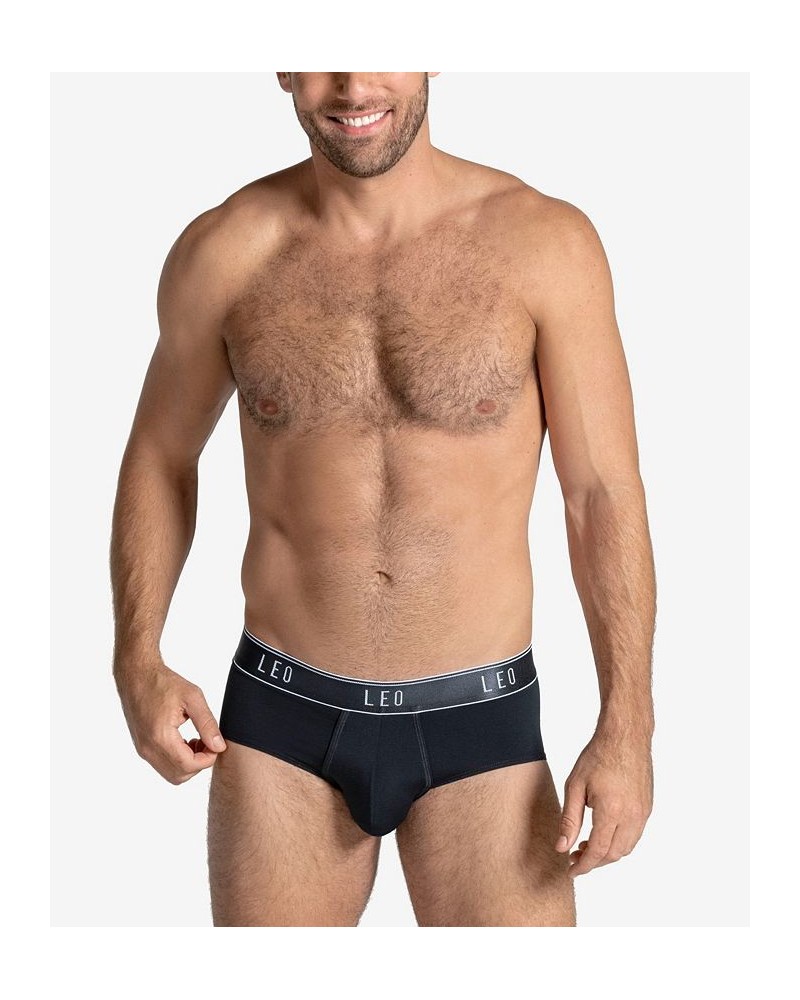 Men's Frontal Ergonomic Design Brief Black $16.45 Underwear