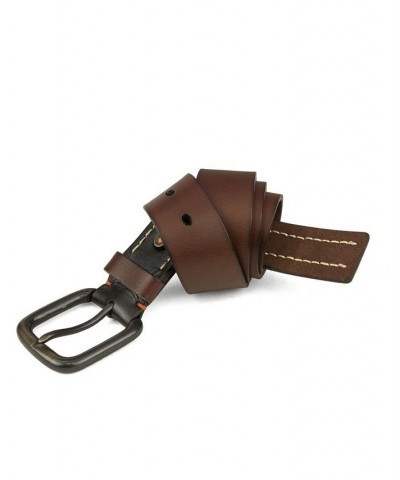 40mm Double Stitch Belt Brown $20.90 Belts