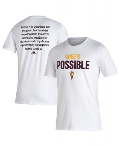 Men's White Arizona State Sun Devils More Is Possible Amplifier T-Shirt $12.60 T-Shirts