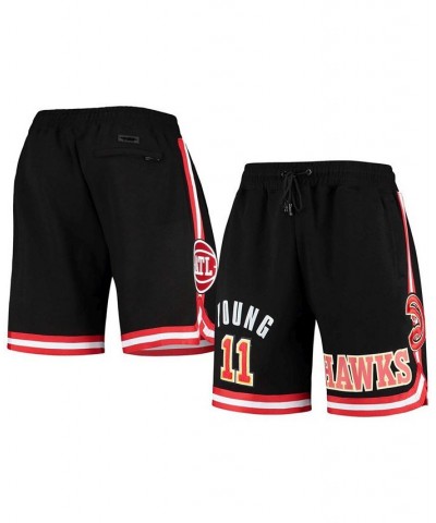 Men's Trae Young Black Atlanta Hawks Historic Logo Player Shorts $49.20 Shorts