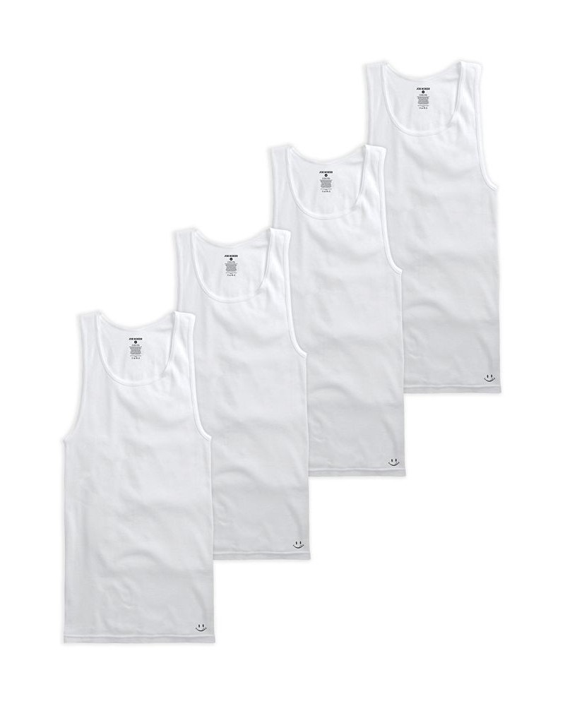 Men's Tank Top A-Shirt, Pack of 4 $24.00 Undershirt