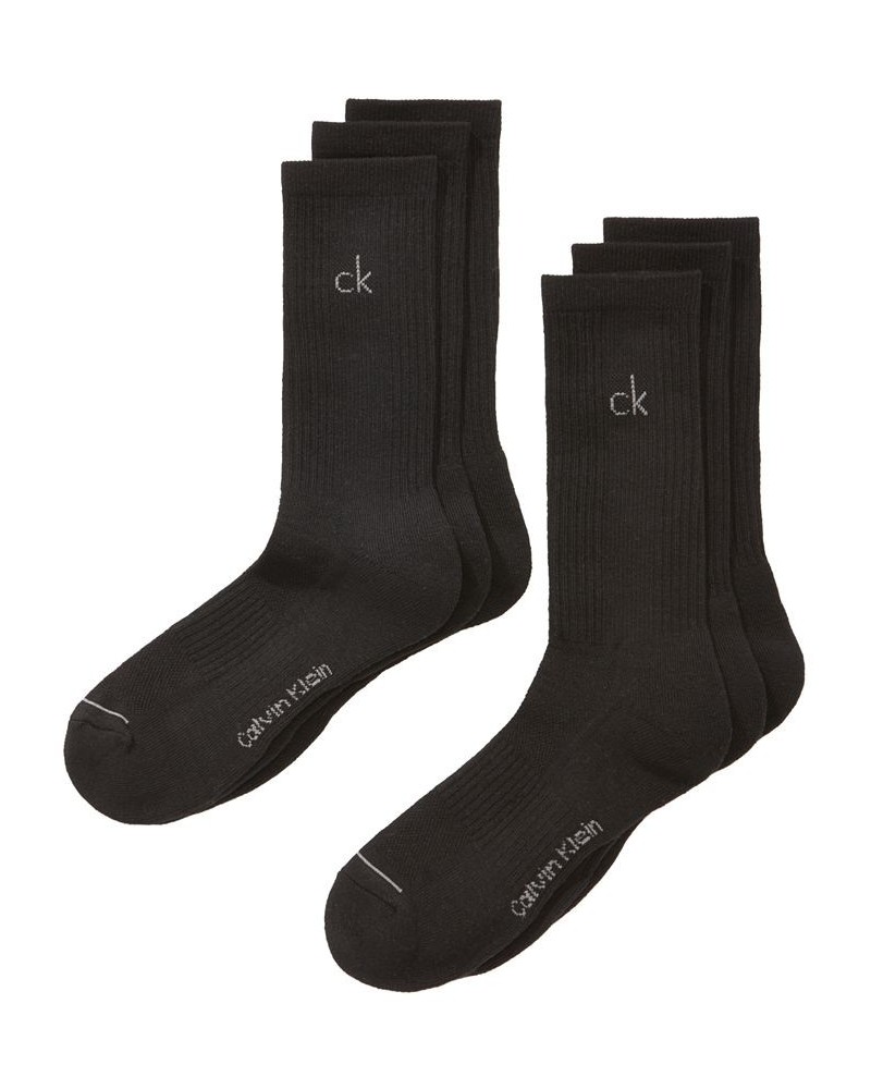 Men's Athletic Performance Crew Socks 6-Pack PD02 $12.20 Socks