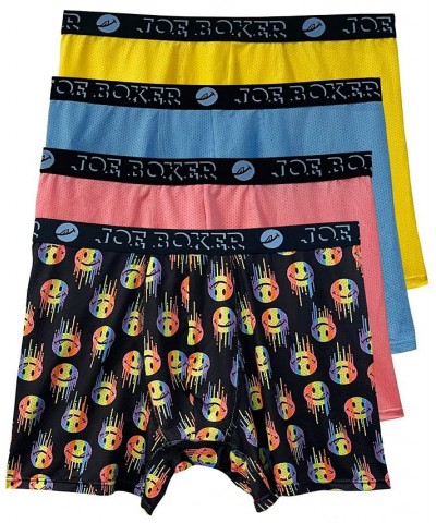 Men's Rainbow Lickies Boxer Briefs, Pack of 4 Multi $22.56 Underwear