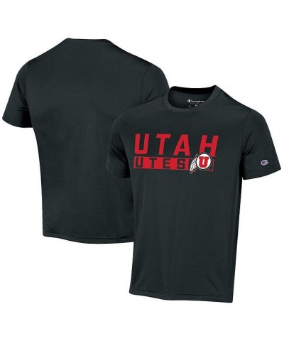 Men's Black Utah Utes Impact Knockout T-shirt $16.45 T-Shirts