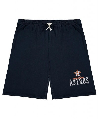 Men's Navy Houston Astros Big and Tall French Terry Shorts $27.60 Shorts