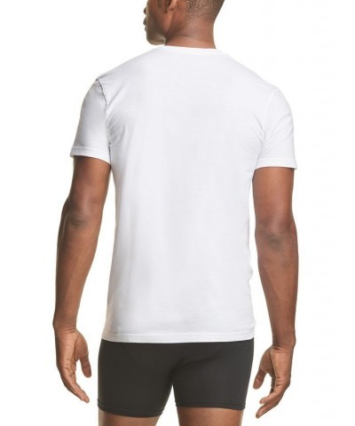 Men's Big Man Stretch Classic-Fit V-Neck T-Shirt, 3-Pack White Pack $30.00 Undershirt
