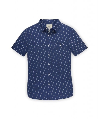 Mens' Seersucker Short Sleeve Button Down Shirt Multi $19.78 Shirts