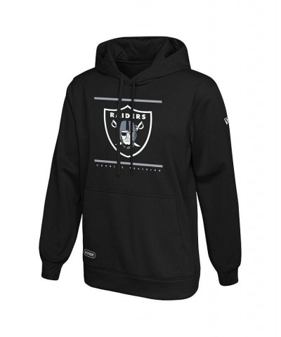 Men's Black Las Vegas Raiders Combine Authentic Split Defense Pullover Hoodie $29.14 Sweatshirt
