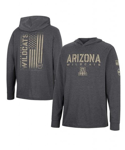 Men's Charcoal Arizona Wildcats Team OHT Military-Inspired Appreciation Hoodie Long Sleeve T-shirt $26.95 T-Shirts
