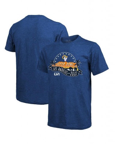 Men's Threads Royal Los Angeles Rams Super Bowl LVI Bound Hollywood T-shirt $20.13 T-Shirts