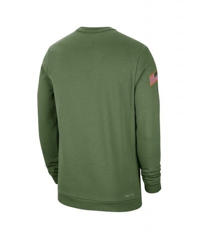 Men's Olive Arizona Wildcats Military-Inspired Pullover Sweatshirt $35.88 Sweatshirt
